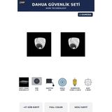 Dahua 2 Kameralı 2mp Güvenlik Kamera Seti Gece Renkli Full Color Sesli Dome 1tb ~47 Gün Kayıt