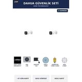 Dahua 2 Kameralı 2mp Güvenlik Kamera Seti Sesli Gece Görüşlü Bullet Dış Mekan 1tb ~47 Gün Kayıt