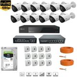 Dahua 2 Mp Ip Kamera 12 Kameralı Full Hd Set