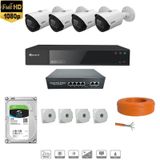 Dahua 2 Mp Ip Kamera 4 Kameralı Full Hd Set