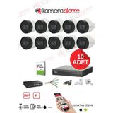 Dahua 2mp 10 Kameralı Ip Tak Çalıştır Kamera Seti