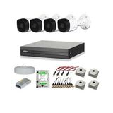 Dahua 2mp 4 Kameralı Dış Ortam Ahd Hd-cvı Full Kamera Seti 500gb Disk
