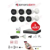 Dahua 2mp 6 Kameralı Ip Tak Çalıştır Kamera Seti