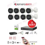 Dahua 2mp 8 Kameralı Ip Tak Çalıştır Kamera Seti