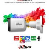 Dahua 2Mp Güvenlik Kamerası Hac B1a21p U Il A Mikrofonlu Renkli Bullet Kamera