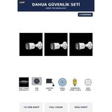 Dahua 3 Kameralı 2mp Güvenlik Kamera Seti Gece Renkli Full Color Sesli Bullet 1tb ~31 Gün Kayıt
