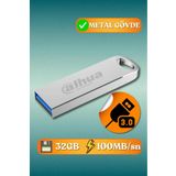 Dahua 32Gb Usb3.2 Metal Usb Flash Bellek U106 Gri
