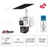 Dahua 3+3mp Pt Speed Dome Wizcolor 4g Solar Ip Kamera Ipc-pts2649c-3e3z-4gb20
