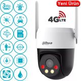 Dahua 3mp Pt Speed Dome 4mm Wıfı Kablosuz Ip Solar Kamera P3ae-pv-4g Pt