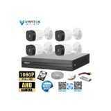 DAHUA 4 Kameralı 250GB Harddiskli 30m Gece Görüşlü Full HD Güvenlik Kamera Seti