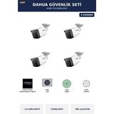 Dahua 4 Kameralı 4mp Güvenlik Kamera Seti 4mp Ip Poe Starlight Bullet Dış Mekan 1tb ~13 Gün Kayıt