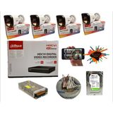 Dahua 4 Kameralı Gece Renkli 8 Kanal Kayıt Cihazı 1tb HDD 0,50 Kablo Hd Kamera Seti - Beyaz