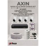 DAHUA 4'lü İç Mekan Güvenlik Kamera Seti - Full Paket - 500GB HDD