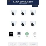 Dahua 6 Kameralı 2mp Güvenlik Kamera Seti Ip Poe Tak Çalıştır Dome Iç Mekan 4tb ~63 Gün Kayıt