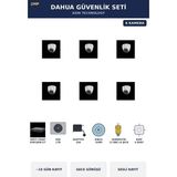 Dahua 6 Kameralı 2mp Güvenlik Kamera Seti Sesli Gece Görüşlü Dome Iç Mekan 1tb ~15 Gün Kayıt