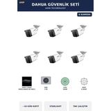 Dahua 6 Kameralı 4mp Güvenlik Kamera Seti 4mp Ip Poe Starlight Bullet Dış Mekan 2tb ~18 Gün Kayıt