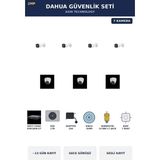Dahua 7 Kameralı 2mp Güvenlik Kamera Seti Sesli Gece Görüşlü Dome+Bullet 1tb ~13 Gün Kayıt