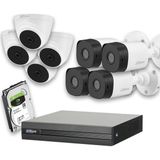 Dahua 8 Kameralı 2MP 1080P Güvenlik Sistemi Gece Görüş Özelliği ile Full Set