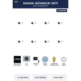 Dahua 8 Kameralı 2mp Güvenlik Kamera Seti Sesli Gece Görüşlü Bullet Dış Mekan 1tb ~11 Gün Kayıt