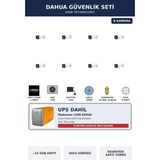Dahua 8 Kameralı 2mp Ups'li Güvenlik Kamera Seti Sesli Gece Görüşlü Bullet Dış Mekan 2tb