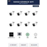 Dahua 8 Kameralı 4mp Güvenlik Kamera Seti 4mp Ip Poe Starlight Bullet Dış Mekan 4tb ~27 Gün Kayıt
