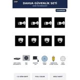 Dahua 8 Kameralı 5mp Güvenlik Kamera Seti 5mp Full Color Sesli Dome+Bullet 2tb ~11 Gün Kayıt