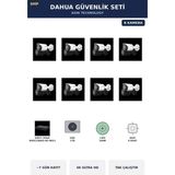 Dahua 8 Kameralı 8mp Güvenlik Kamera Seti 4K 8mp Ip Poe Bullet Dış Mekan 2tb ~7 Gün Kayıt