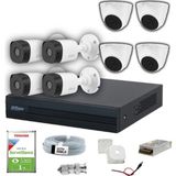 Dahua 8 Kameralı Full Hd Gece Görüşlü Güvenlik Seti
