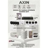 DAHUA 8’li Güvenlik Kamera Seti - (4 Dış + 4 İç Mekan Kamera) - Gece Görüş - Yapay Zeka - 1TB HDD