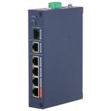 DAHUA CHS4106-4ET, 4 Port, Megabit, 1 Port Gigabit Uplink, 1 Port Gigabit SFP, Cloud Yönetilebilir, Switch