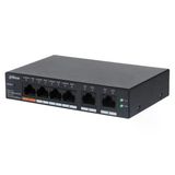 Dahua CS4006-4ET-60 4 Port Gigabit PoE 60 W 2 Port Gigabit Uplink PoE Masaüstü Switch