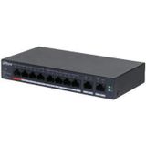 Dahua CS4010-8GT-110 8 Port 110W Poe 10/100 2x Rj45 Gigabit Uplink Cloud Yönetilebilir Gigabit PoE Switch