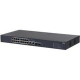 Dahua CS4218-16ET-190 16 Port Gigabit PoE 2 Port Gigabit Uplink 2 Port SFP 190 W Cloud Yönetilebilir Switch