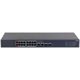Dahua CS4220-16GT-190 16 Port Gigabit 16 Port PoE 190W +2 Port Gigabit Yönetilebilir Switch