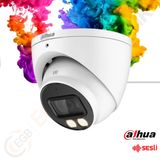 DAHUA HAC-T1A21P-U-IL-A 2 MP DAHİLİ SESLİ 20 MT GECE GÖRÜŞLÜ COLORVU (7/24 RENKLİ) AHD KAMERA (D-5)