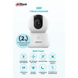 DAHUA Hero B1 Akıllı Kamera - 2K Yapay Zeka Takip Gece Görüşü 360 Wifi Kamera (Dahua Türkiye Garantili)