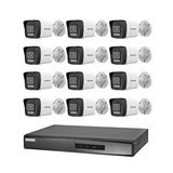 Dahua Hikvision 12 Kameralı 2 Mp Hybrid Light İp Güvenlik Kamera Seti Ds-2cd1023g2-liuf (dahili Mikrofonlu)