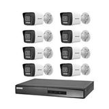 Dahua Hikvision 8 Kameralı 2 Mp Hybrid Light İp Güvenlik Kamera Seti Ds-2cd1023g2-liuf (dahili Mikrofonlu)