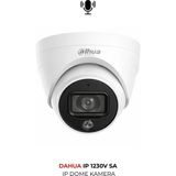 Dahua IPC-HDW1230V-SA-0280B 2mp 30M Ir Gece Görüşlü Dome Ip Kamera Sesli Mikrofonlu