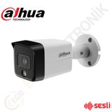 Dahua IPC-HFW1439TC1-SA-IL-0360BS6 4MP 3.6mm 30m IR Sesli Bullet PoE IP Kamera (D-5)