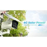 Dahua IPC-HFW2441DG-4G-SP-B-MAX 4mpix, 3,6mm Lens, H265+, 30MT Gece Görüşü, Dahili Mikrofon, IP67, Solar(Güneş Enerjili) Ip Kamera