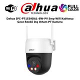 Dahua Ipc-Pt1539da1-Sw-Pv, 5Mpix, 4Mm Lens H265, Dual Light, Ip66, Wifi, Dahili Mikrofon, Pt Speed Dome Ip Kamera