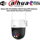 Dahua IPC-PT1539DA1-SW-PV, 5mpix, 4mm Lens H265, Dual Smart Light, IP66, Wifi, Dahili Mikrofon, Pt Speed Dome Ip Kamera