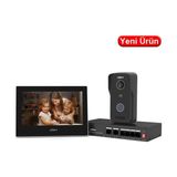 Dahua (KTP03) Ip Villa Kit Inç Dokunmatik Ekran Poe Ipc Ekranlı Kapı Zili