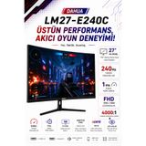 Dahua LM27-E240C 27 inç 240Hz 1ms Curved Monitör