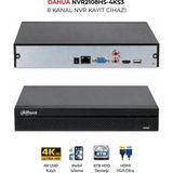 Dahua NVR2108HS-4KS3 8 Kanal Akıllı Nvr Kayıt Cihazı