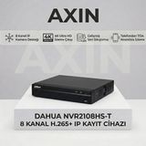 Dahua NVR2108HS-T 8 Kanal H.265+ 4K Destekli Profesyonel Ip Nvr Kayıt Cihazı - 1BW-Beyaz