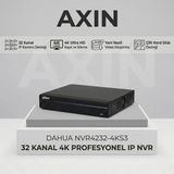 Dahua NVR4232-4KS3 32 Kanal 4K H.265+ Profesyonel Ip Nvr Kayıt Cihazı - 1BW-Beyaz