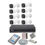 Dahua Renkli 8 Kameralı Güvenlik Kamerası Full Set 500Gb Hdd