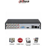 Dahua XVR1B08I-T 8 Kanal Dvr Kayıt Cihazı H.265+ Wizsense Güvenlik Kamera Sistemi